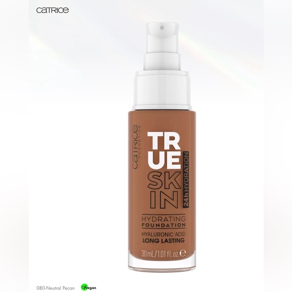 Catrice True Skin Hydrating Foundation 080 Neutral Pecan (3 Pack) - Picture 5 of 12